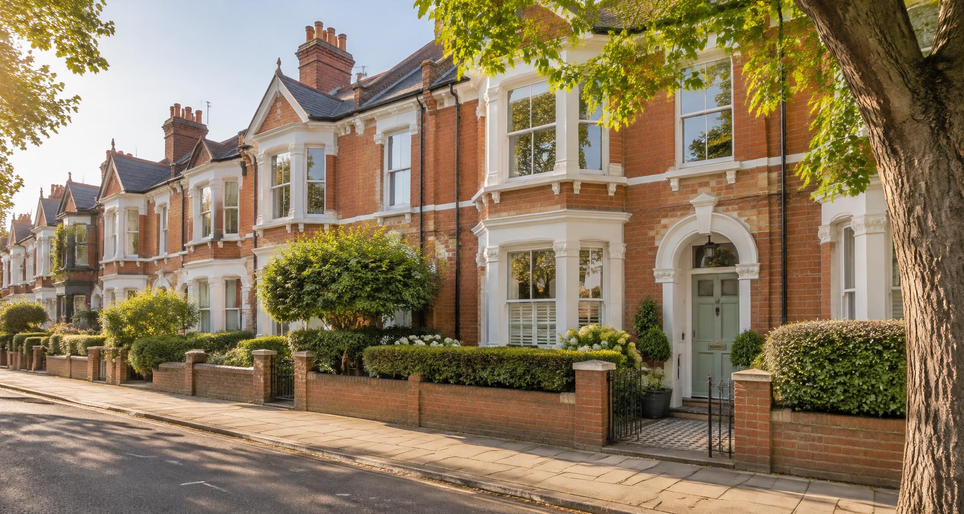 A quiet residential street